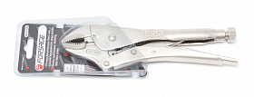 На сайте Трейдимпорт можно недорого купить Зажим гейферный "овальными губками" "Profi" 10"-250мм, в блистере Forsage F-614250(614B250). 