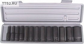 На сайте Трейдимпорт можно недорого купить Набор ударных головок глубоких 1/2" 13пр. 10-30мм ASA-40011. 