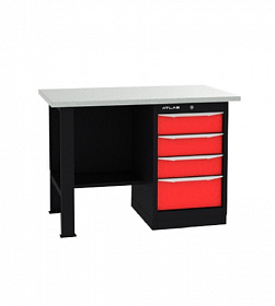 На сайте Трейдимпорт можно недорого купить Верстак промышленный однотумбовый ATLAS CT1200Z-L-B031. 