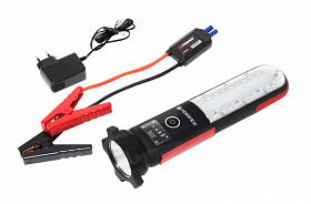 На сайте Трейдимпорт можно недорого купить Фонарь светодиодный аккумуляторный с накопителем и функцией пуска а/м(12V,12000mAH,400Amp,480/60Lume. 